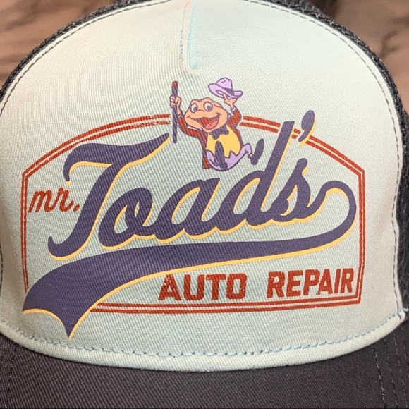 Disney Hat - Baseball Cap - Mr. Toads Auto Repair - Walt Disney World - Picture 8 of 14